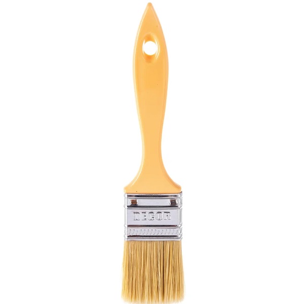 Кисть плоская DECOR  40мм Среда синтетический ворс, пластиковая ручка, 