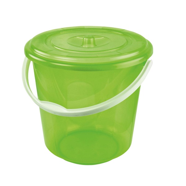 Ведро  7 л АЛЬТЕРНАТИВА Хозяюшка с крышкой