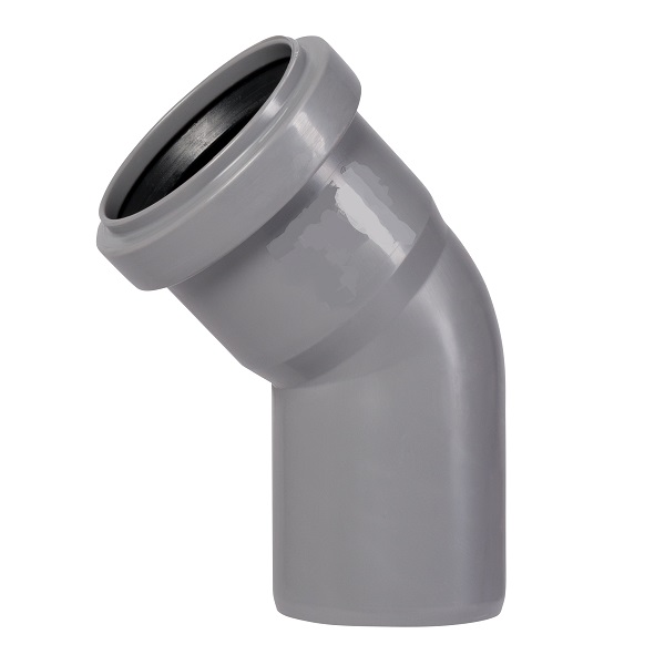 Отвод Ø 50 мм 45° полипропилен