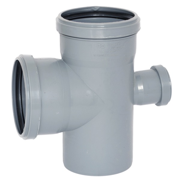 Крестовина Ø 110х110х50 мм 87° одноплскостная полипропилен
