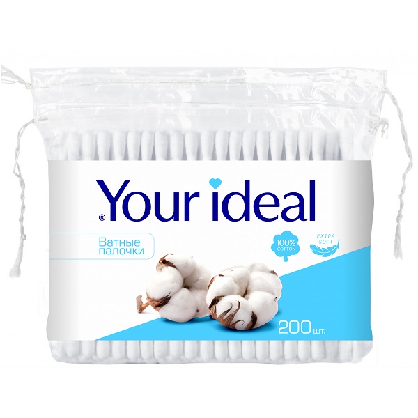 Ватные палочки Your ideal 200шт.