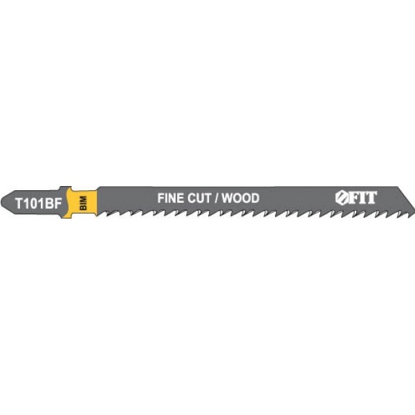 Полотна для электролобзика FIT по дереву, фанере, ламинату, T101BF, 2шт.