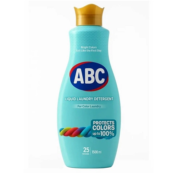 Гель для стирки ABC для цветного белья, 1500мл