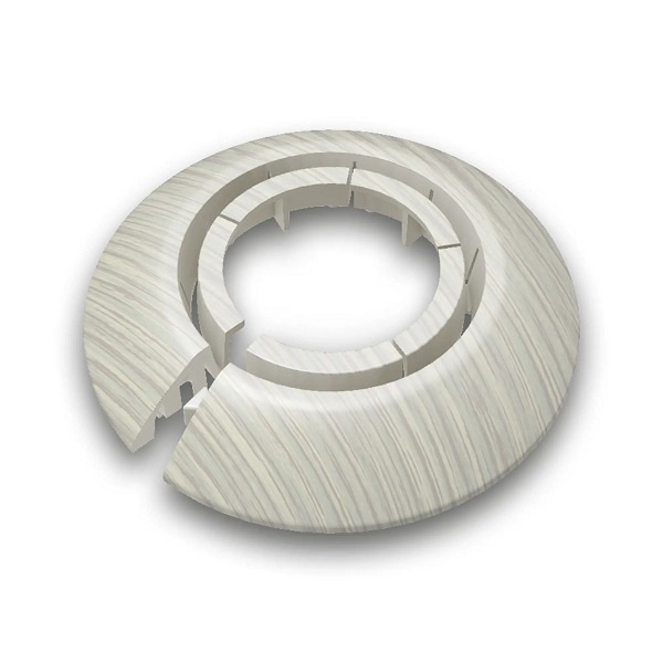 Обвод для трубы IDEAL универсальный d25-34мм, ясень белый