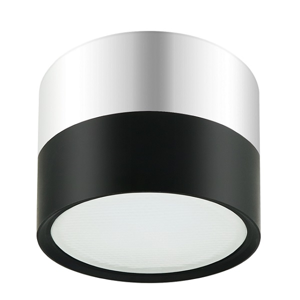 Светильник ЭРА OL07,  GX53, черный/хром