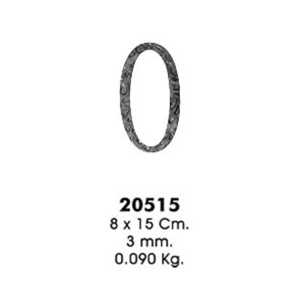 Декоративный элемент 20515-0 (8х15см, 3,0мм, 0,090кг)