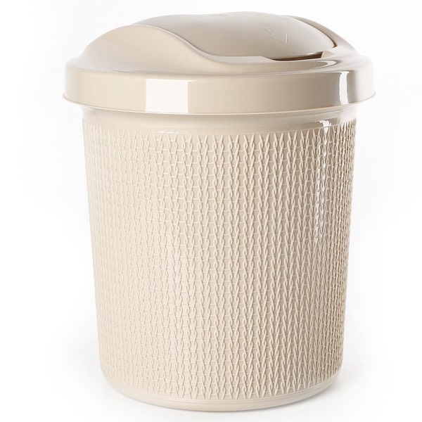 Ведро с плавающей крышкой  12л SPIN&CLEAN Soul Плетение