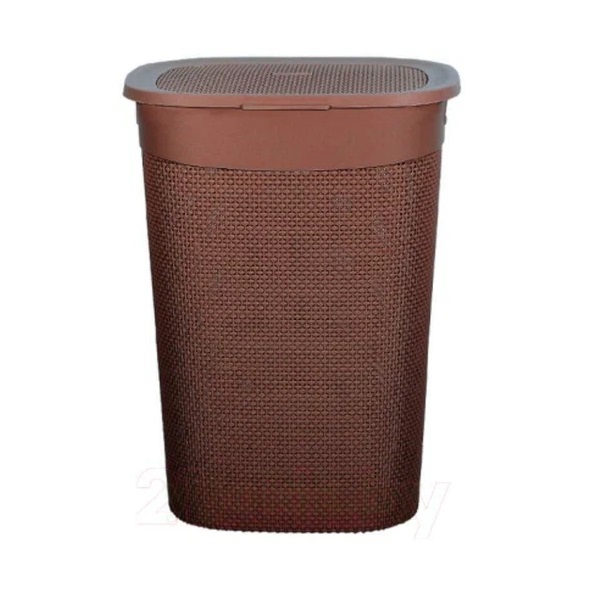 Корзина для белья  40 л ELFPLAST Ариана 40х35см h60см, коричневый