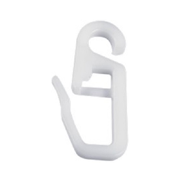 Крючок для штор на деревянное кольцо ARLEN decor пластик 10 шт. прозрачный