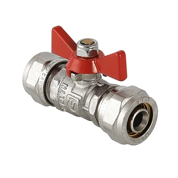 Кран шаровый с обжимным соединением 16х16 VALTEC 