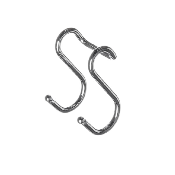 Крючок на рейлинг двойной Lemax 65х55х45 мм, хром