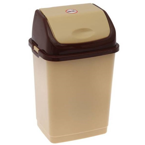 Ведро для мусора  8л РУССПЛАСТ Камелия 
