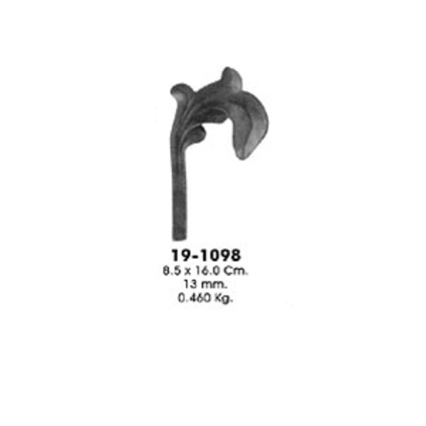 Штампованный элемент 19-1098 (8,5х16,0см,13мм, 0,460кг)