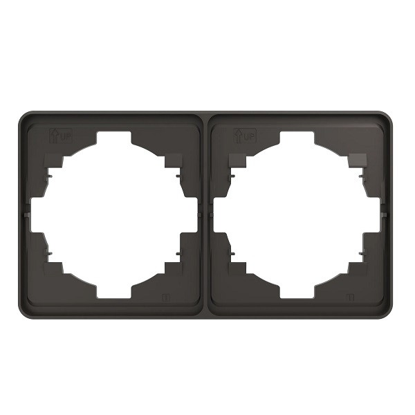 KRANZ MIELE ROUND ТИТАН Рамка 2-местная