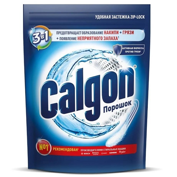 CALGON для предотвращения накипи, защита от грязи и запаха в стиральной машине, порошок 400г