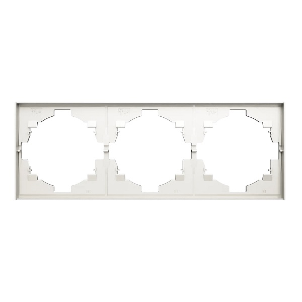 KRANZ MIELE STRONG ЖЕМЧУГ Рамка 3-местная