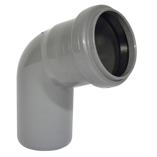 Отвод Ø 50 мм 67° полипропилен