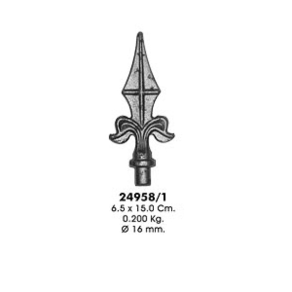 Пика 24958/1 (6,5х15,0см,d-16мм, 0,200кг)