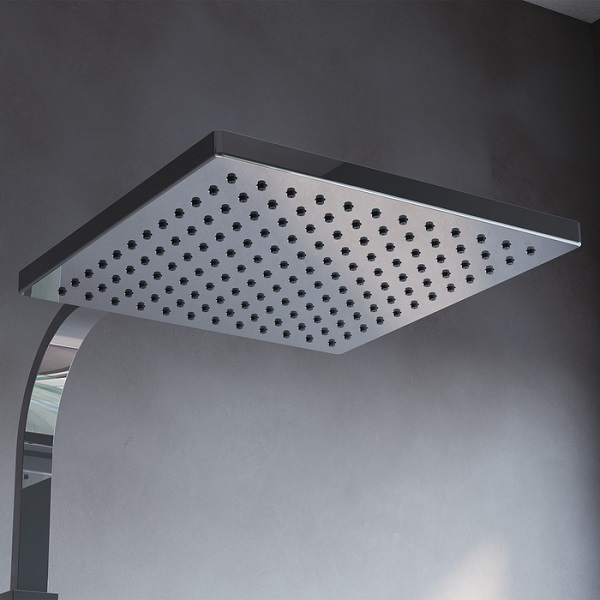 Душевой гарнитур с тропическим душем IDDIS Bild BIL1FSBi76 с верхней лейкой, хром