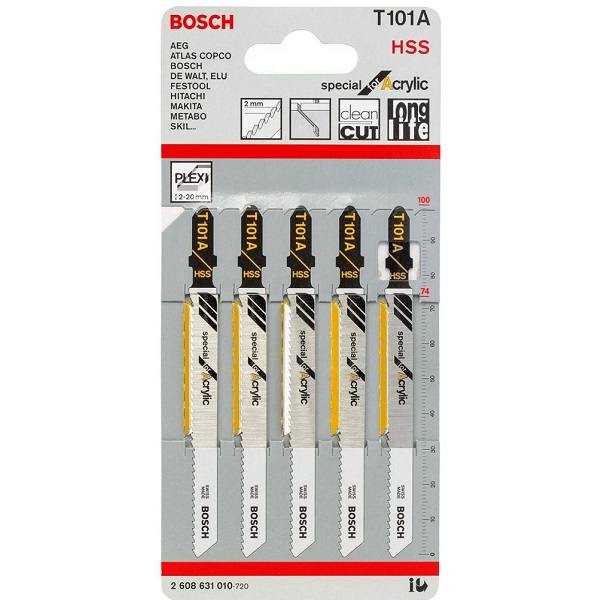 Полотна для электролобзика Bosch T101А, HSS