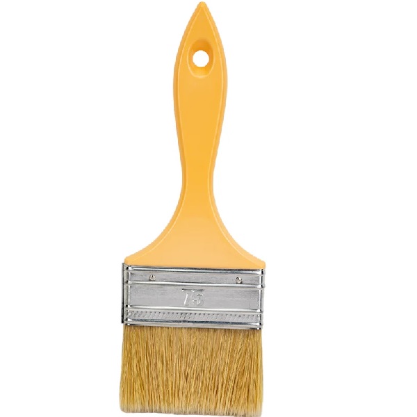 Кисть плоская DECOR  75мм Суббота синтетический ворс, пластиковая ручка, 