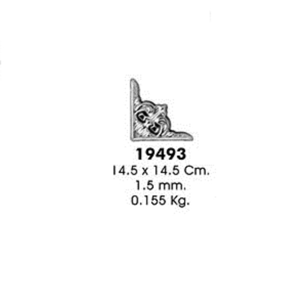 Декоративный элемент 19493 (14,5х14,5см, 1,5мм, 0,155кг)