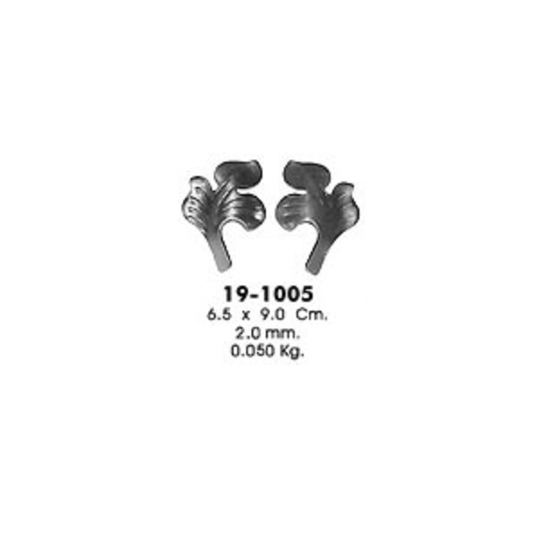 Штампованный элемент 19-1005 (6,5х9,0см, 2,0мм, 0,050кг)