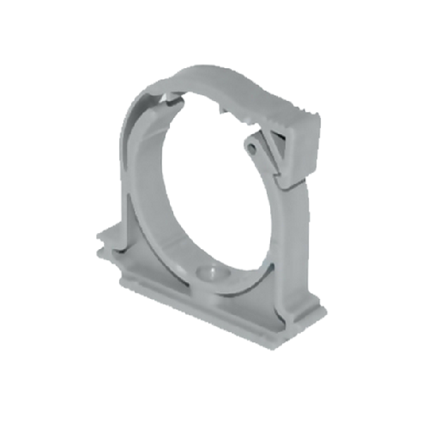 Клипса для п/п трубы d40 мм серая