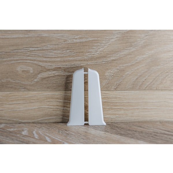 Д-П85 001-G Заглушка торцевая ЛЕВАЯ и ПРАВАЯ IDEAL Деконика, белый глянцевый, 2шт.