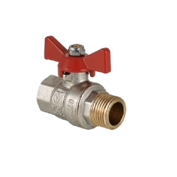 Кран VALTEC BASE-ГОСТ шаровый НВ бабочка (15) 1/2"