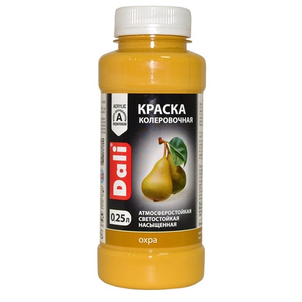 Колеровочная краска DALI 0.25л охра