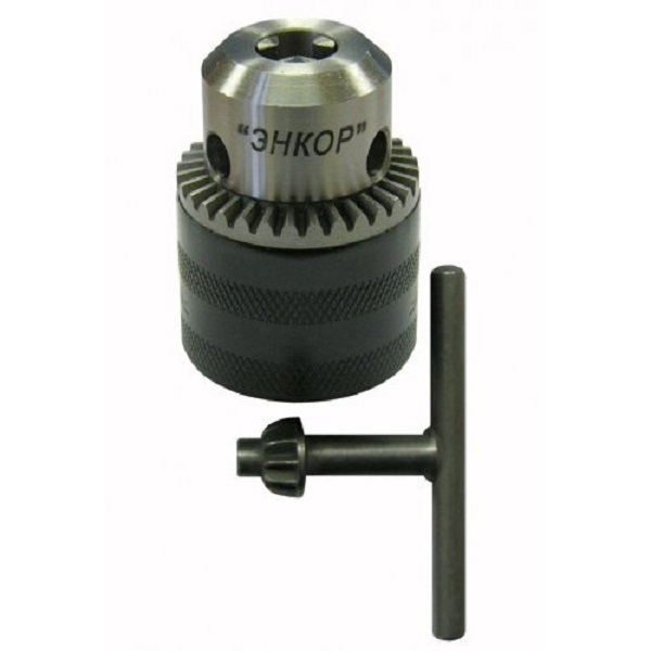 Патрон сверлильный ЭНКОР d1,5-10 мм, с ключом