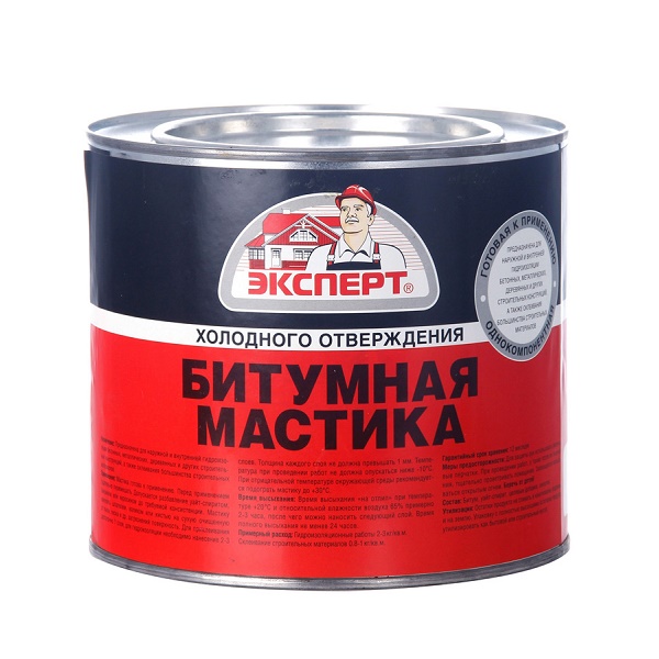 Мастика битумная  1,8 кг ЭКСПЕРТ