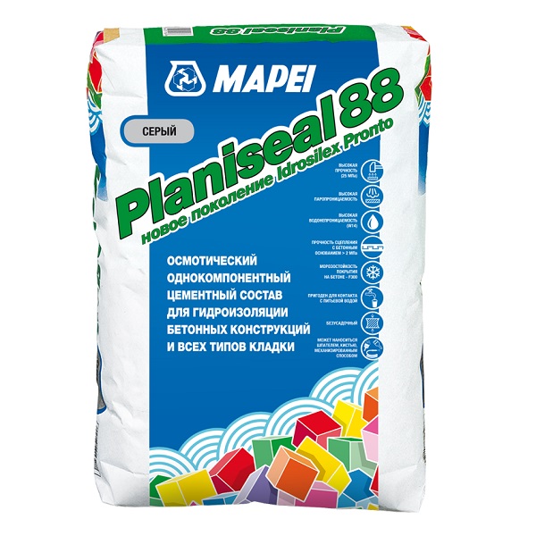 Гидроизоляция MAPEI Planiseal 88, 25кг