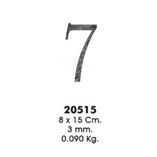 Декоративный элемент 20515-7 (8х15см, 3,0мм, 0,090кг)