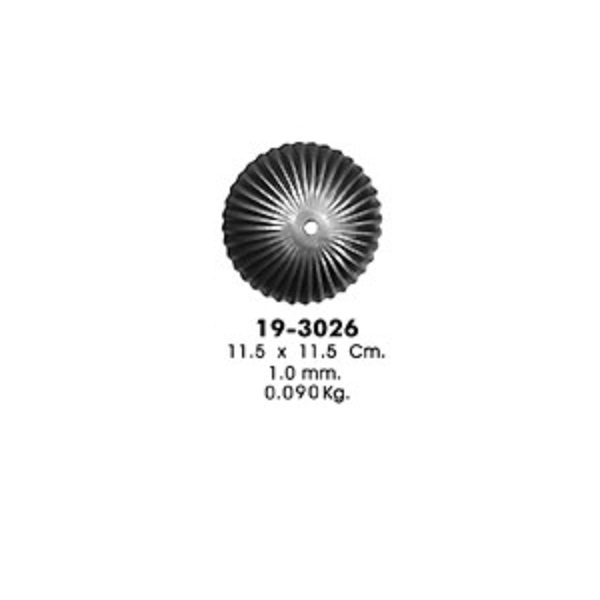 Штампованный элемент 19-3026 (11,5х11,5см, 1,0мм, 0,090кг)