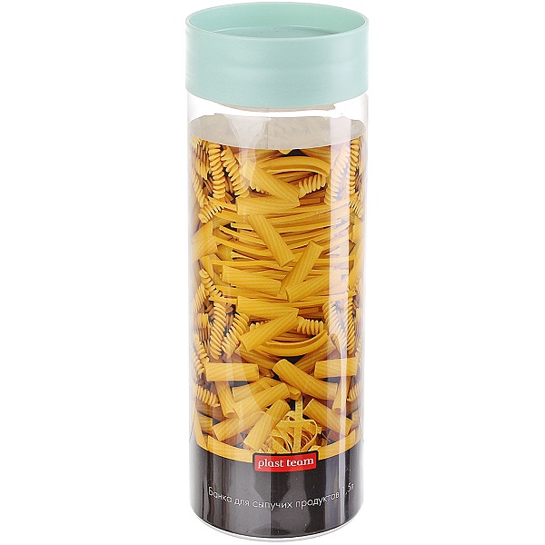 Банка для сыпучих продуктов пластик IDI LAND 1,5л с крышкой