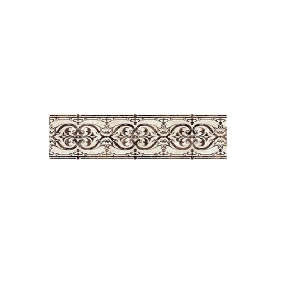 GOLDEN TILE Вулкано бежевый фриз 400х93мм