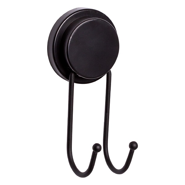 FIXSEN MAGIC BLACK FX-45005A Крючок двойной, клеевой, черный