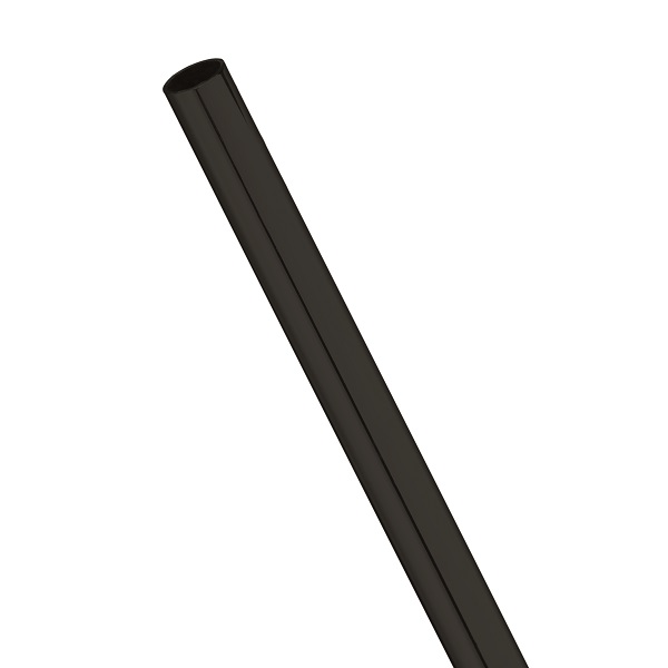 Рейлинг черный матовый  600х16 мм, LEMAX