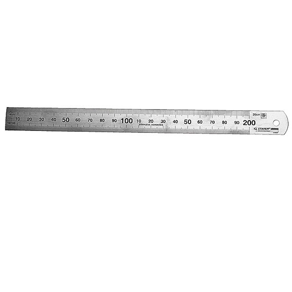 Линейка STAYER PROFI из нержавеющей стали, 0,2м