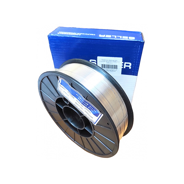 Проволока для сварки с газом алюминиевая d0,8 мм 2кг SELLER ER5356