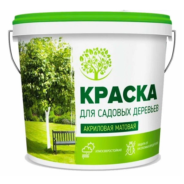 Краска для садовых деревьев СТАТУС-ЮГ, 2,7 кг