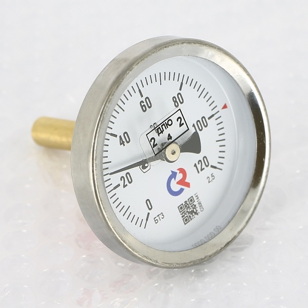 Термометр аксиальный РОСМА БТ- 31.211 63/46, 1/2", 0-120°С