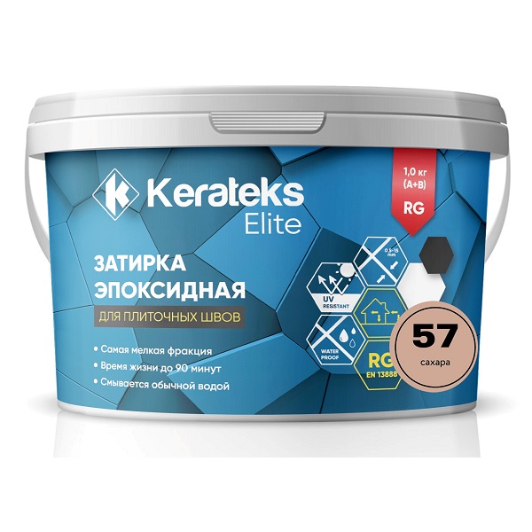 Затирка эпоксидная KERATEKS, сахара, 1кг