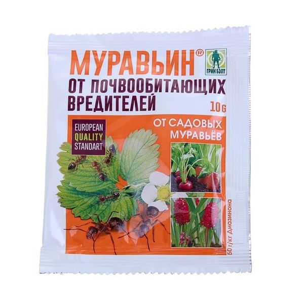 GREEN BELT  МУРАВЬИН от муравьев, 10г