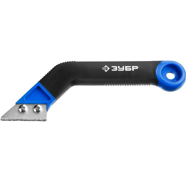 Скребок ЗУБР "Эксперт" по кафелю с карбитным напылением, 2 лезвия