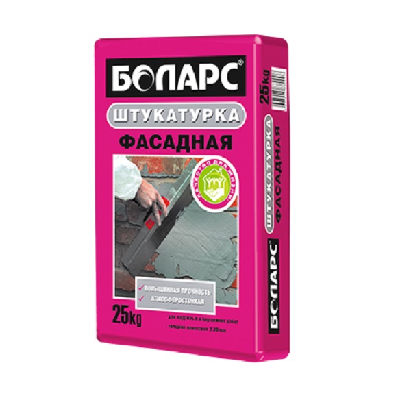 Штукатурка фасадная БОЛАРС 25кг