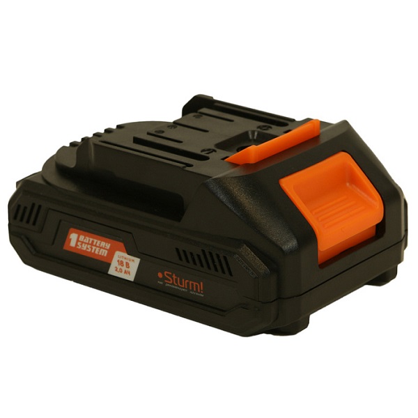 Аккумулятор Sturm! SBP1802, 18В, 2,0хАч Li-ion, 1BatterySystem