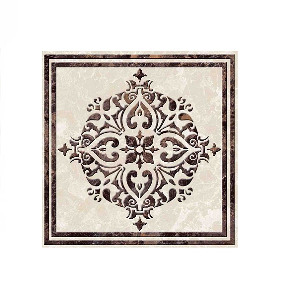 GOLDEN TILE Вулкано бежевый фриз 93х93мм
